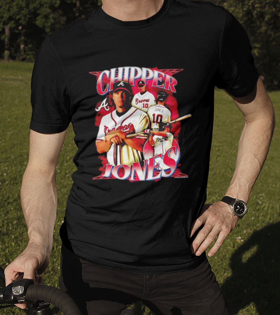 Chipper Jones Atlanta Braves Number 10 MLB Legend T-Shirt