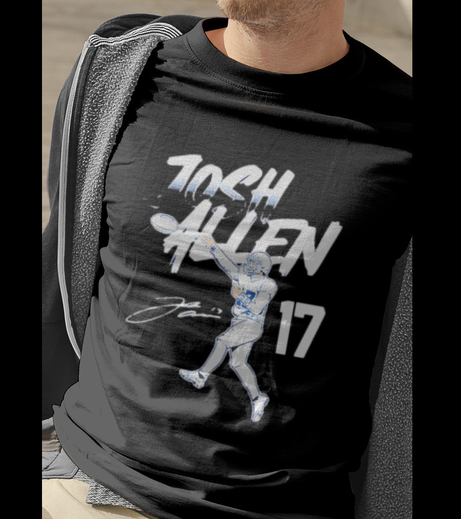 Josh Allen 17 Buffalo Bills Throwing T-Shirt