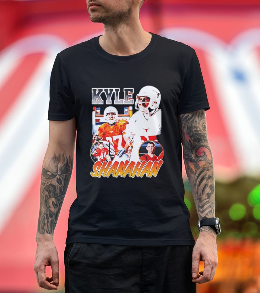Kyle Shanahan Texas Longhorns Football Legend Player Number 17 T-Shirt