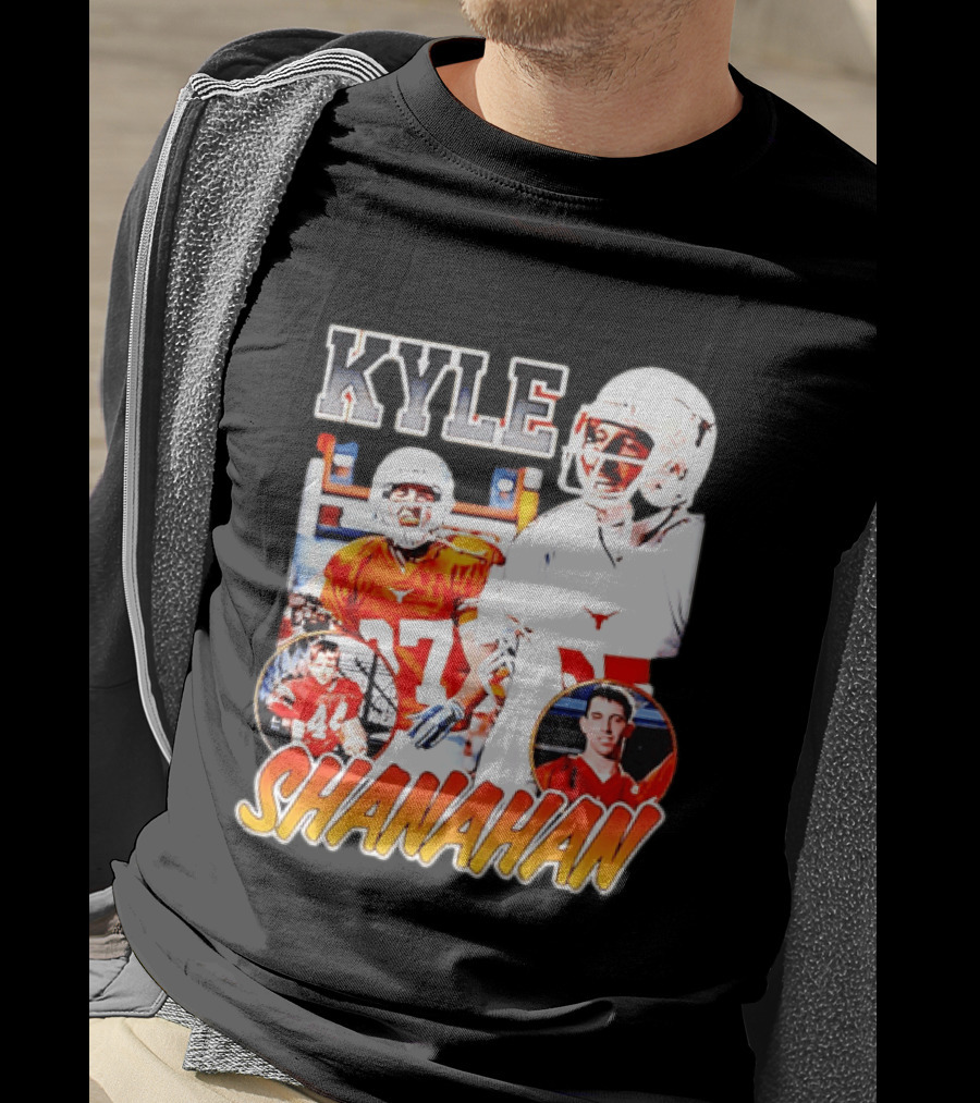 Kyle Shanahan Texas Longhorns Football Legend Player Number 17 T-Shirt