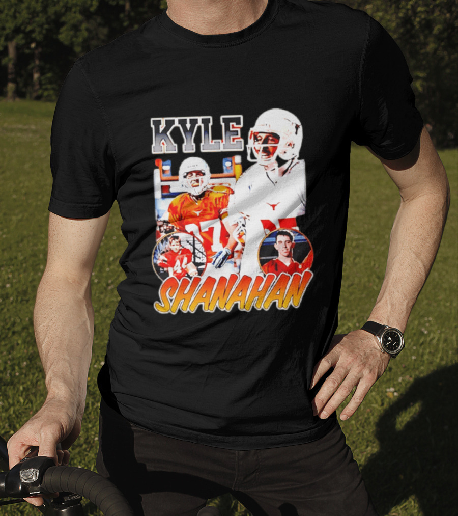 Kyle Shanahan Texas Longhorns Football Legend Player Number 17 T-Shirt