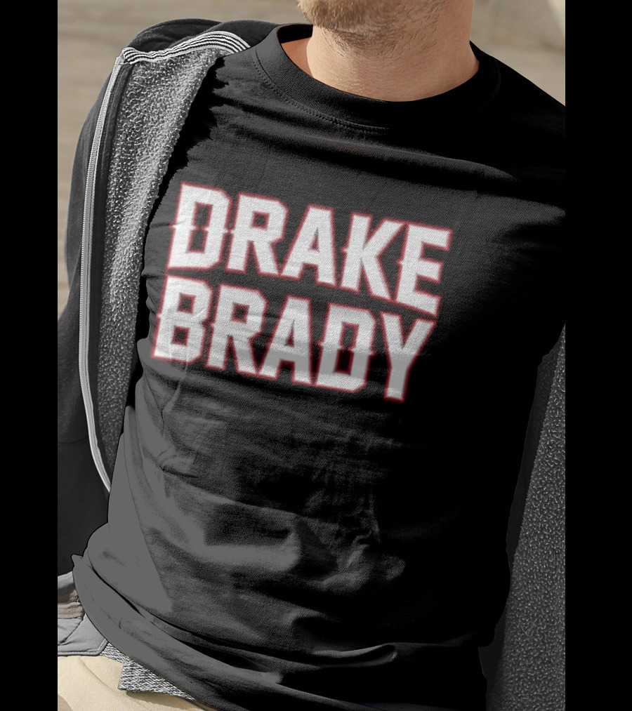 Drake Brady Bold Lettering Sports Fusion T-Shirt