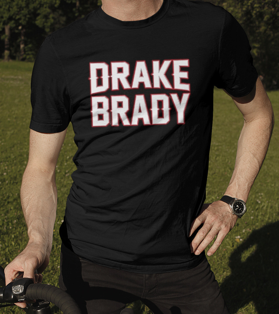 Drake Brady Bold Lettering Sports Fusion T-Shirt