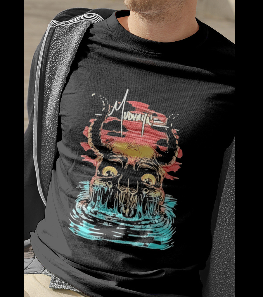 Mudvayne Skull Horns Water Heavy Metal T-Shirt