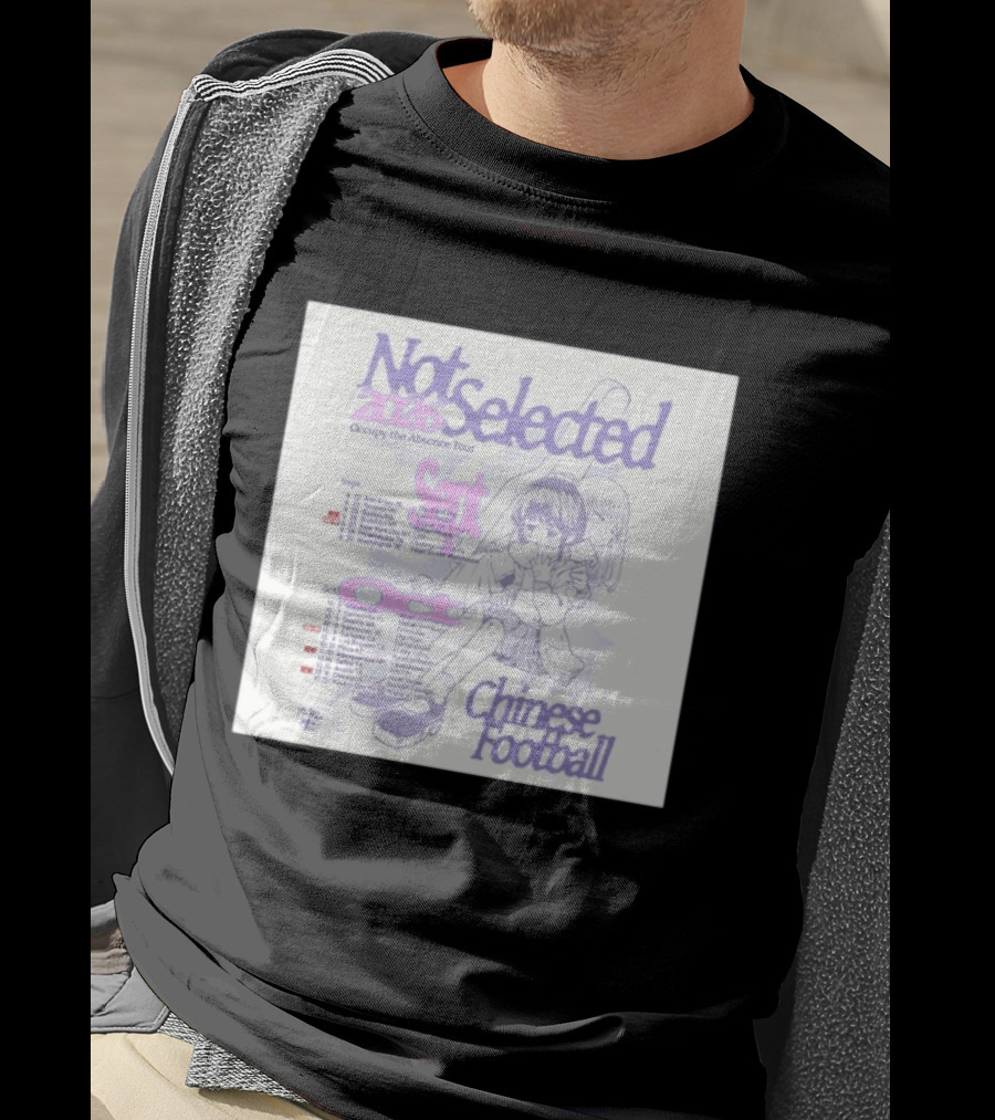 Not Selected 2026 Occupy The Absence Tour Chinese Football Anime T-Shirt