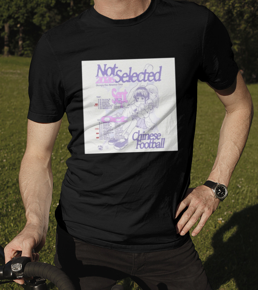 Not Selected 2026 Occupy The Absence Tour Chinese Football Anime T-Shirt