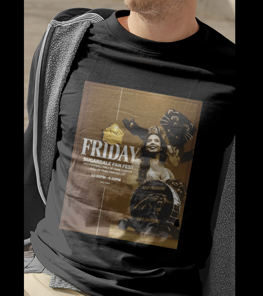 Friday Sugardale Fan Fest Pro Football Hall Of Fame Campus Keep Pounding Event 12PM 4:30PM Free Entry T-Shirt