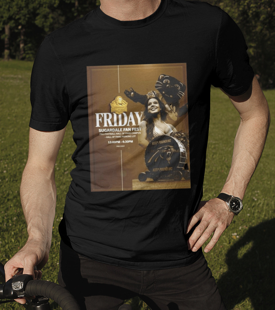 Friday Sugardale Fan Fest Pro Football Hall Of Fame Campus Keep Pounding Event 12PM 4:30PM Free Entry T-Shirt