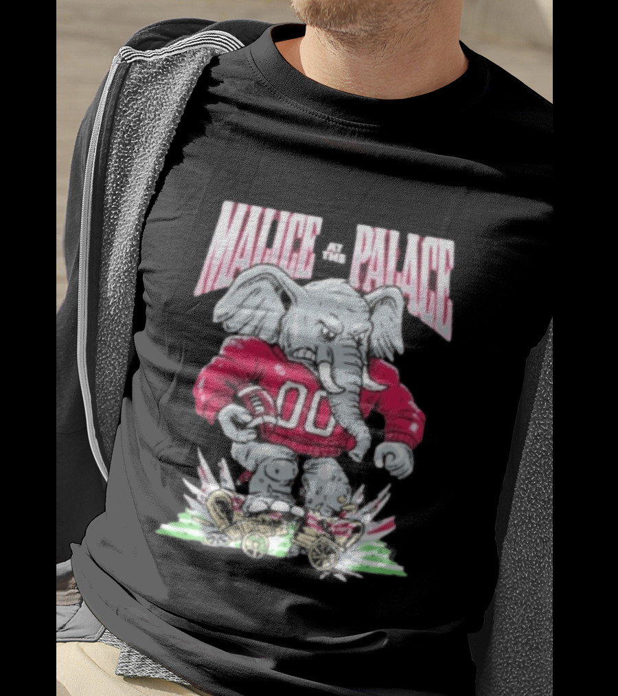 Alabama Crimson Tide Malice At The Palace Elephant 00 Beat Ou T-Shirt