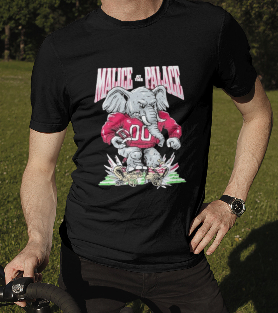 Alabama Crimson Tide Malice At The Palace Elephant 00 Beat Ou T-Shirt