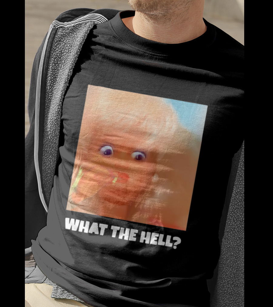 What The Hell Doll Meme Reaction Funny Expression T-Shirt