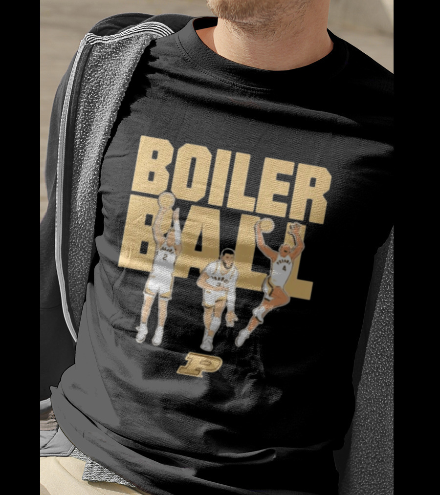 Braden Smith Fletcher Loyer Trey Kaufman Renn Purdue Basketball Boiler Ball T-Shirt