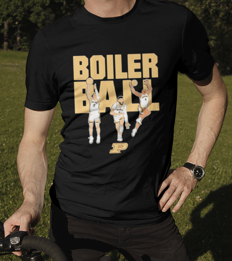 Braden Smith Fletcher Loyer Trey Kaufman Renn Purdue Basketball Boiler Ball T-Shirt