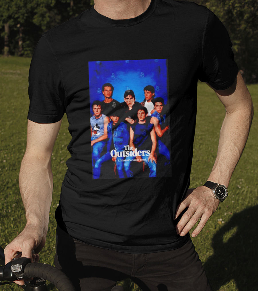 The Outsiders S E Hinton's Classic Novel Cover Group T-Shirt