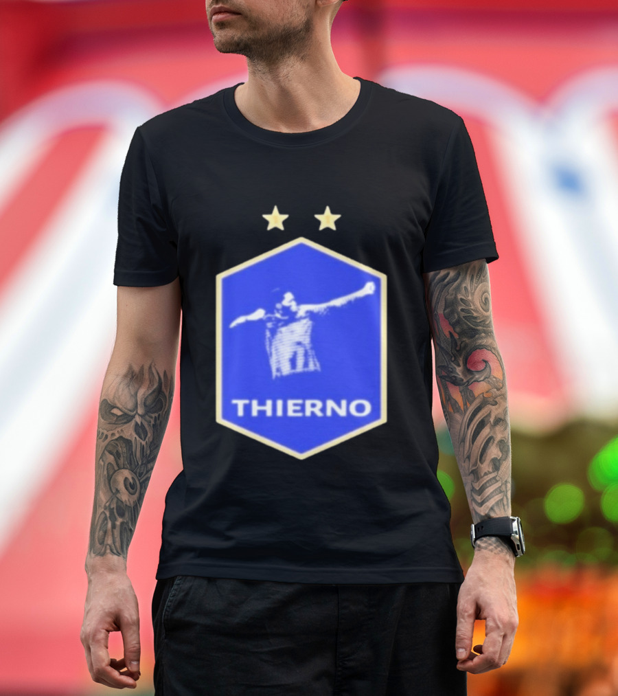 Thierno Barry Everton FC Two Stars Blue Crest T-Shirt