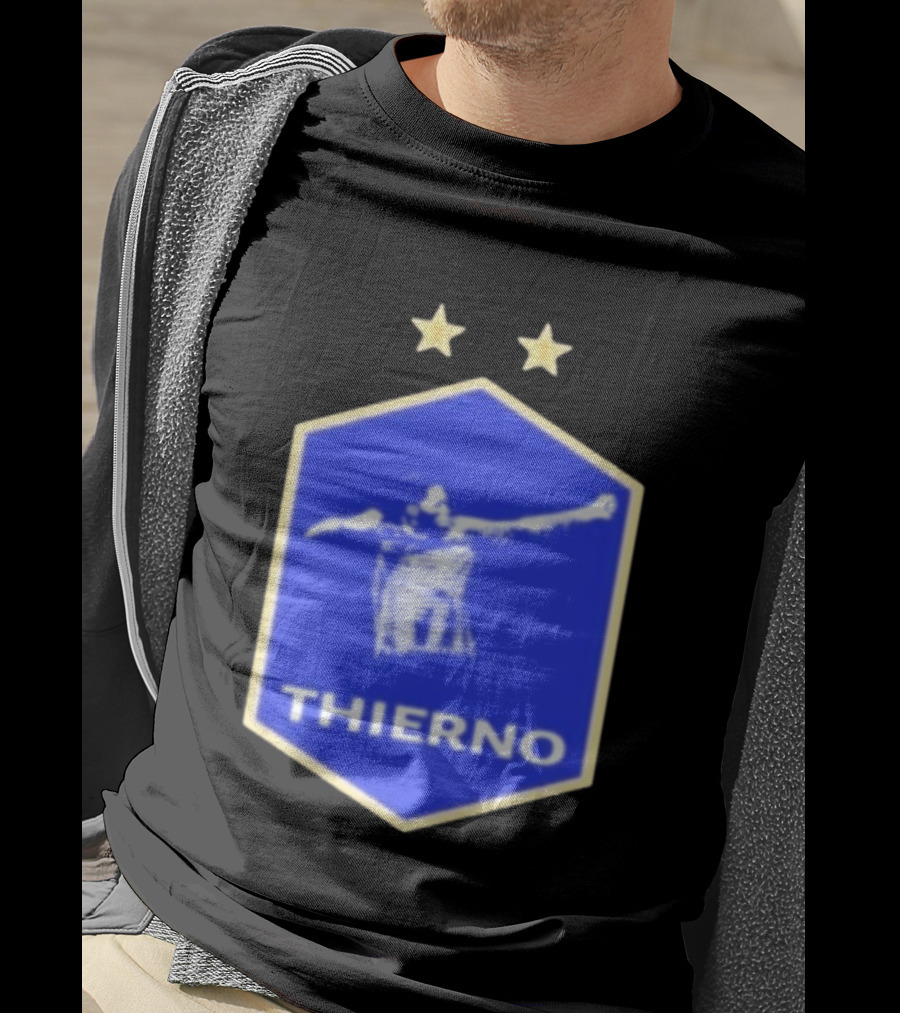 Thierno Barry Everton FC Two Stars Blue Crest T-Shirt