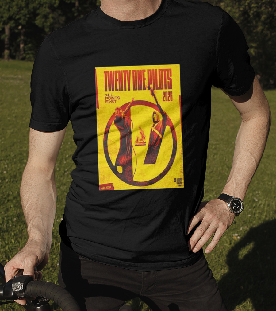 Twenty One Pilots All Points East 2026 Victoria Park London August 30 Tour T-Shirt