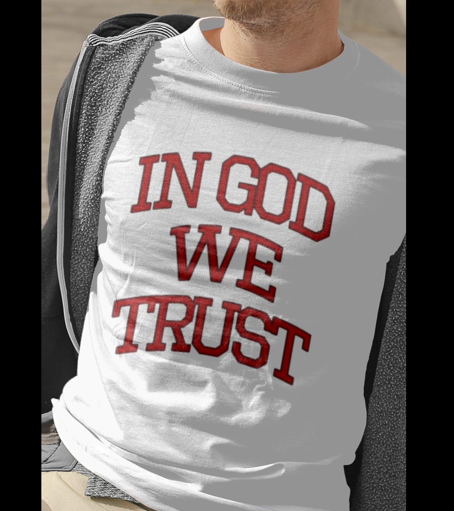 In God We Trust Bold Red T-Shirt