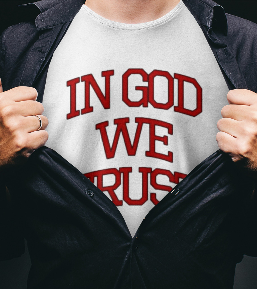 In God We Trust Bold Red T-Shirt