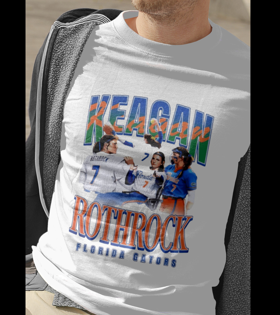 Keagan Rothrock Florida Gators Rothrock 7 Baseball Softball Athlete T-Shirt