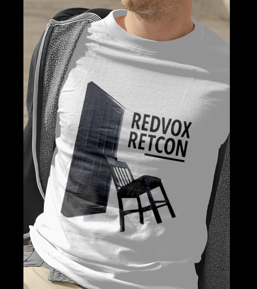 Red Vox Retcon Album Door And Chair T-Shirt
