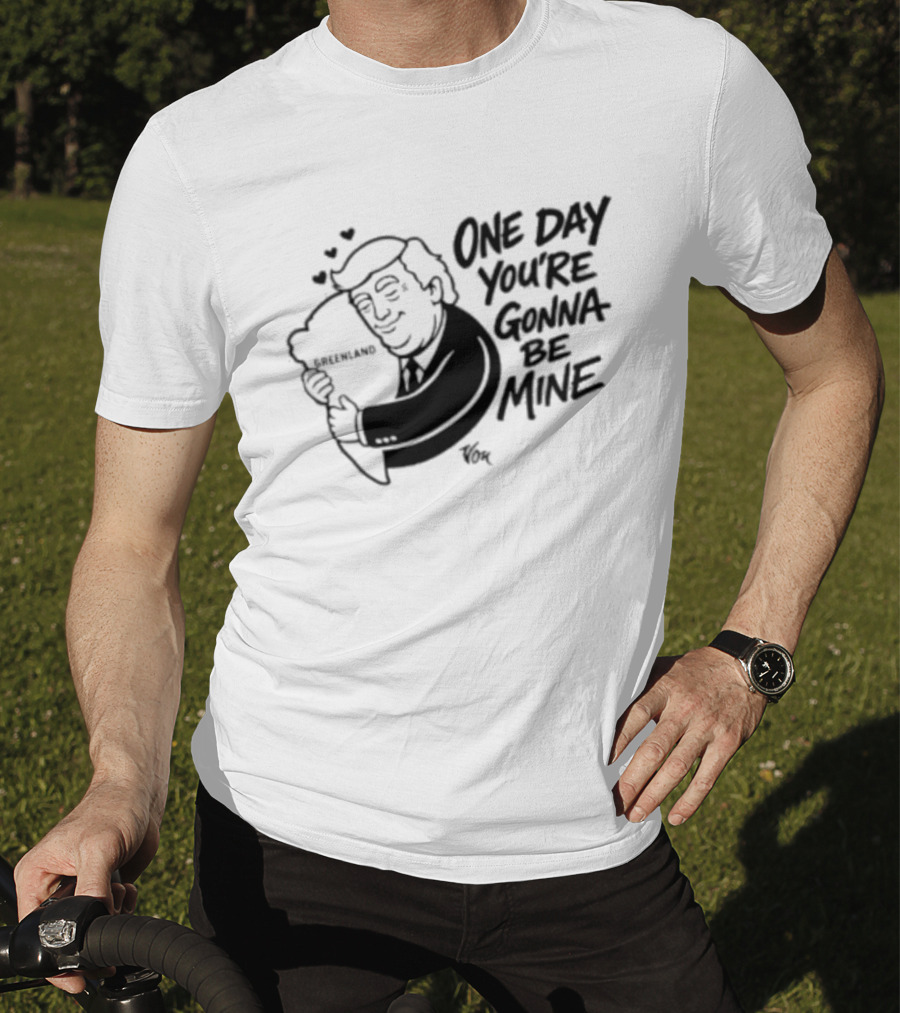 One Day Youre Gonna Be Mine Trump Hugging Pillow Hearts T-Shirt