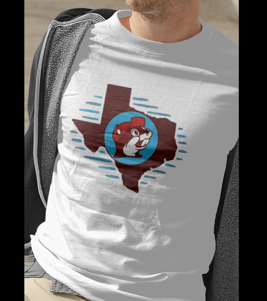 Buc Ees Texas Beaver Icon State Outline Trending T-Shirt