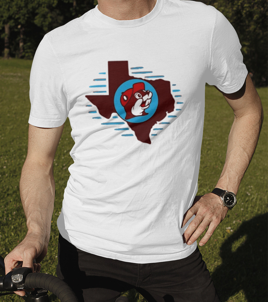 Buc Ees Texas Beaver Icon State Outline Trending T-Shirt