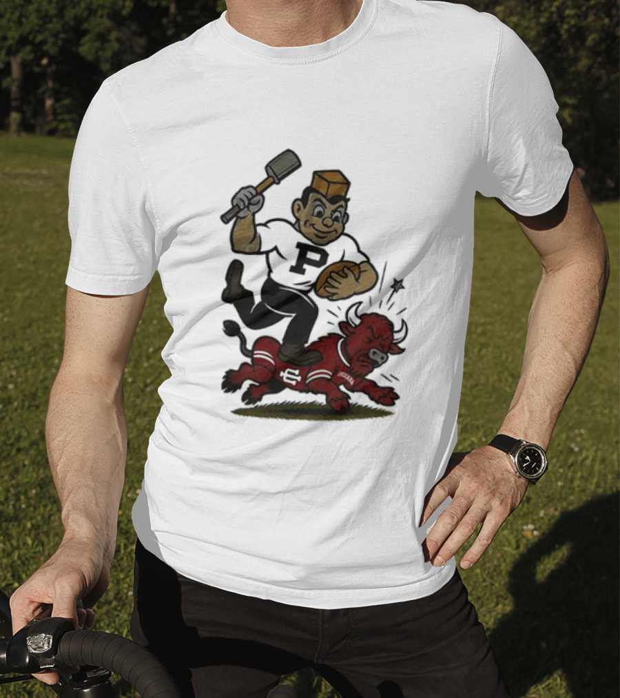 Purdue Boilermakers Crush Indiana Hoosiers NCAA Football Rivalry Victory T-Shirt