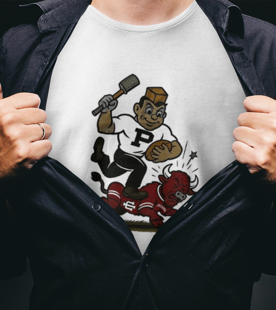 Purdue Boilermakers Crush Indiana Hoosiers NCAA Football Rivalry Victory T-Shirt