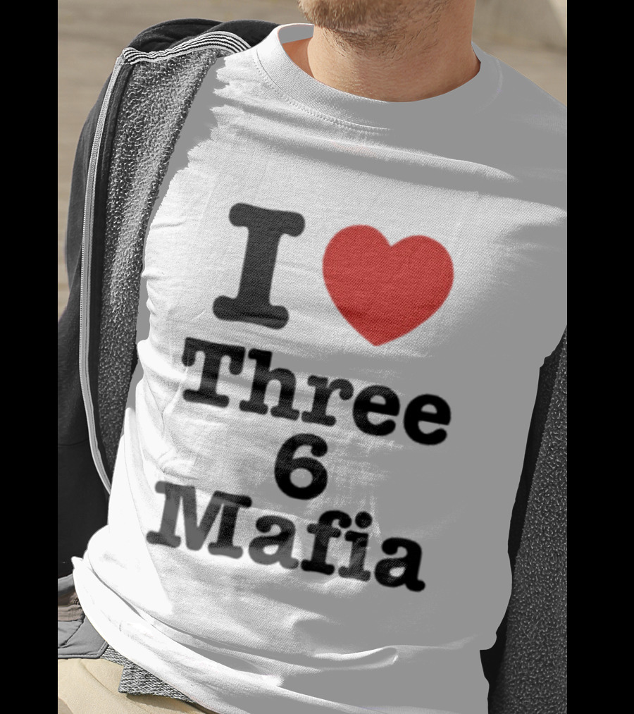 I Love Three 6 Mafia Trendsetter T-Shirt