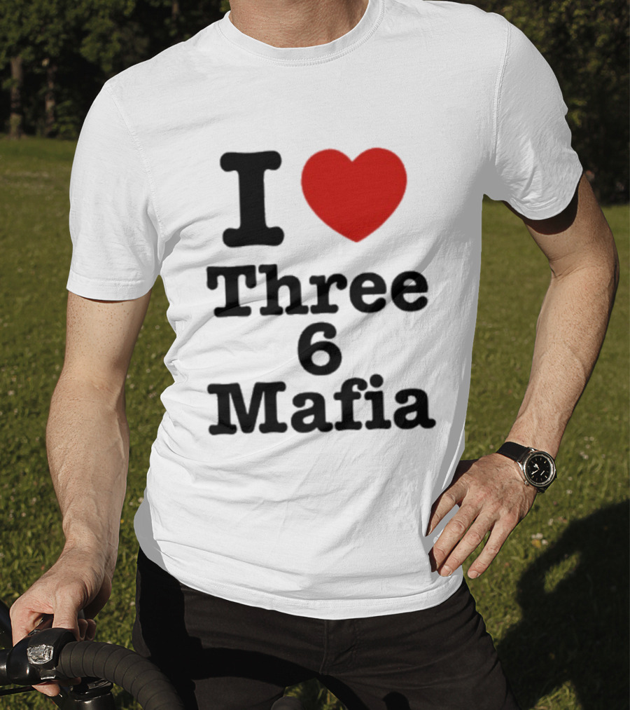I Love Three 6 Mafia Trendsetter T-Shirt