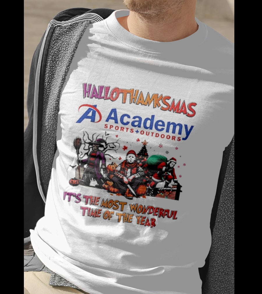 Hallothanksmas Academy Sports Outdoors It's The Most Wonderful Time T-Shirt