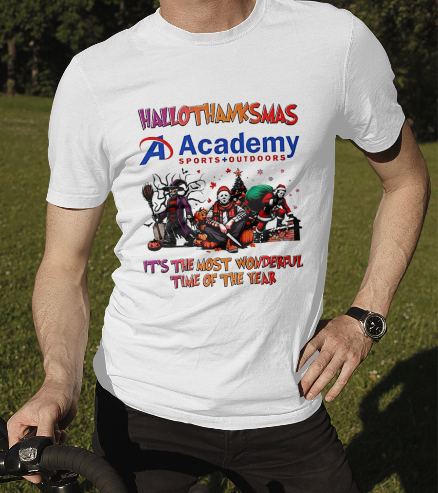 Hallothanksmas Academy Sports Outdoors It's The Most Wonderful Time T-Shirt