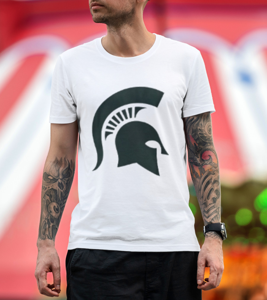 Michigan State Spartans Primary 2025 Iconic Spartan Helmet Trendy T-Shirt