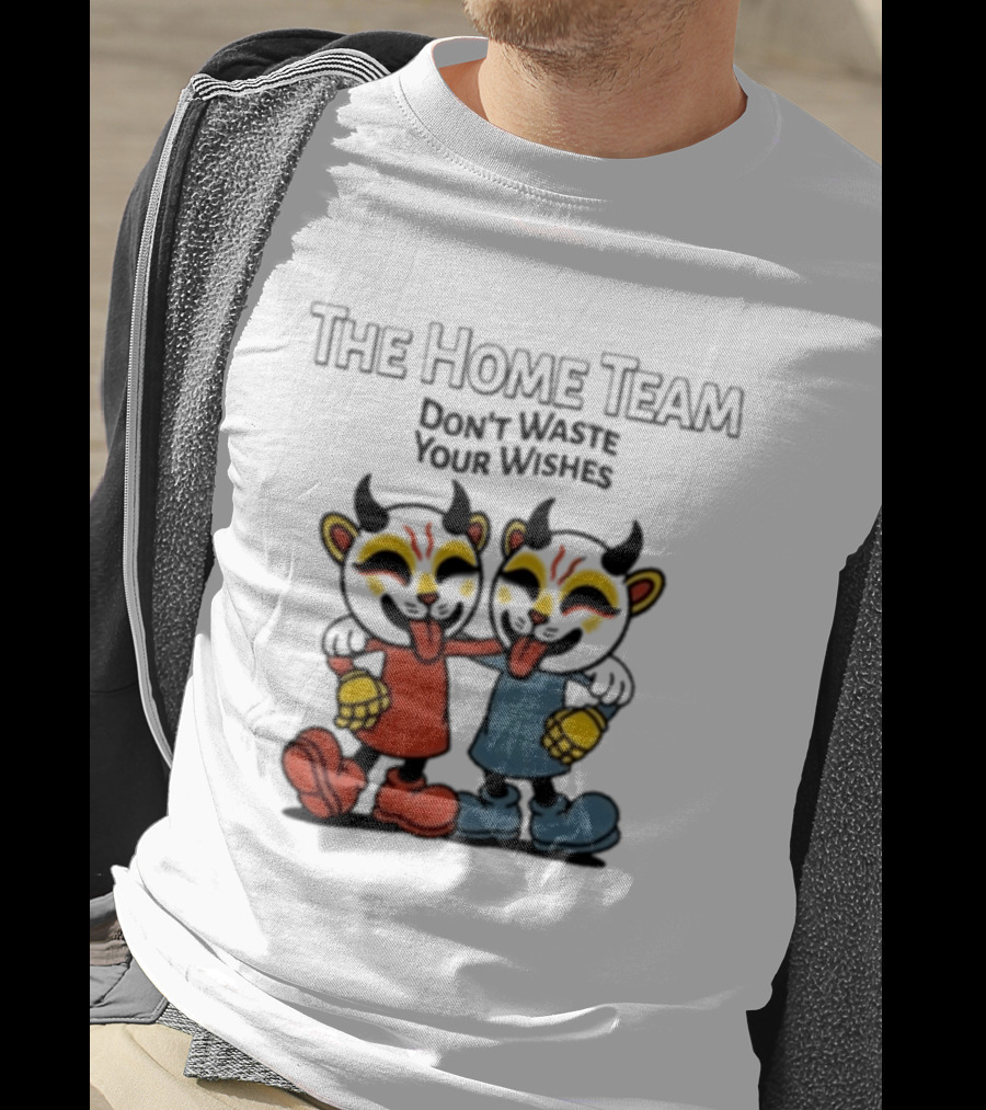 The Home Team Don't Waste Your Wishes Cuphead Tie Dye T-Shirt