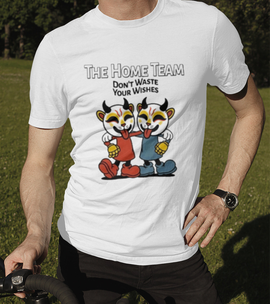 The Home Team Don't Waste Your Wishes Cuphead Tie Dye T-Shirt