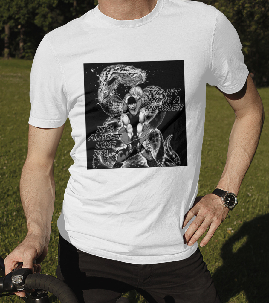 I Can't Move A Muscle It's Almost Like I'm Imai Cosmo Manga Snake Scene T-Shirt