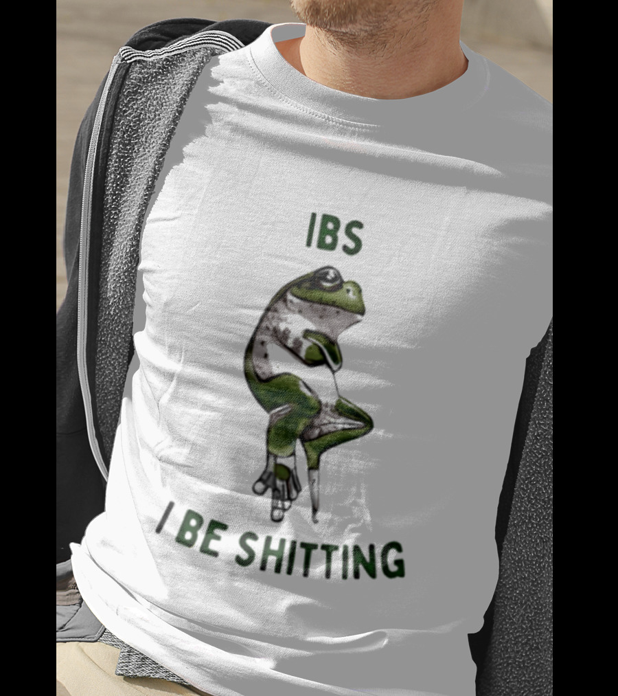 IBS I Be Shitting Frog Christmas T-Shirt