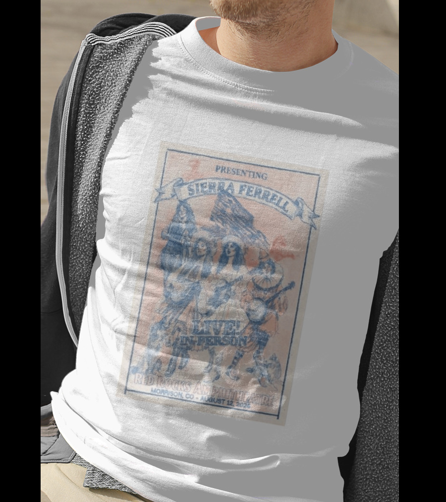 Presenting Sierra Ferrell Live In Person Red Rocks Amphitheatre Morrison CO August 12 2026 T-Shirt