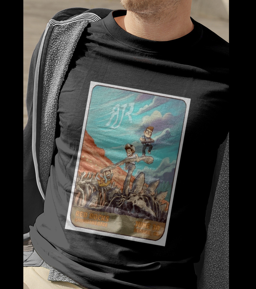 AJR Red Rocks Amphitheatre Denver June 30 2026 Morrison CO T-Shirt