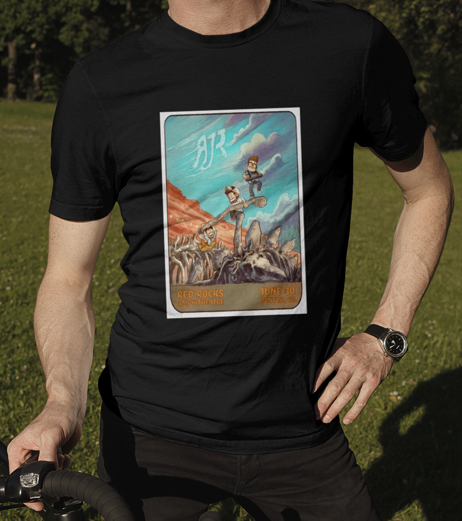 AJR Red Rocks Amphitheatre Denver June 30 2026 Morrison CO T-Shirt