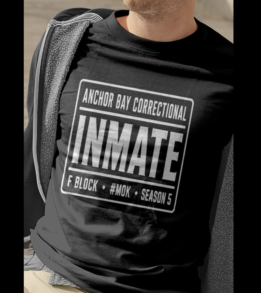 Anchor Bay Correctional Inmate F Block MOK Season 5 T-Shirt