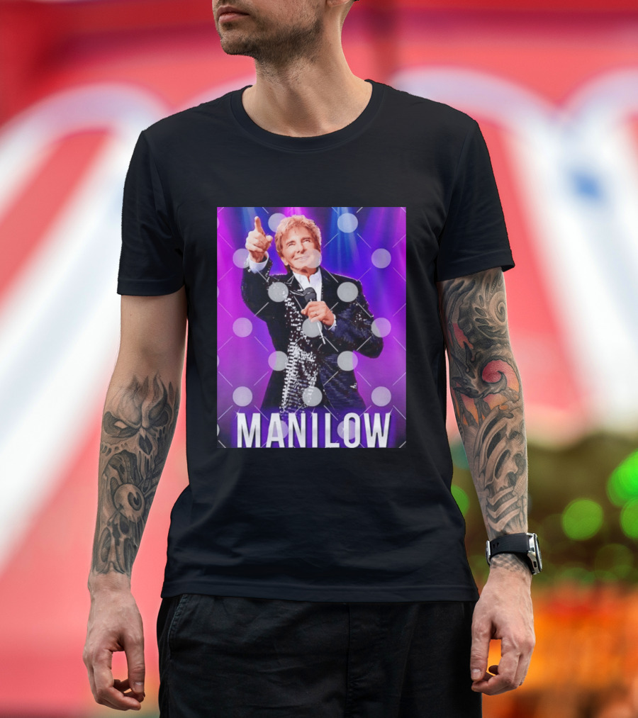 Barry Manilow Starry Stage Performance Concert T-Shirt