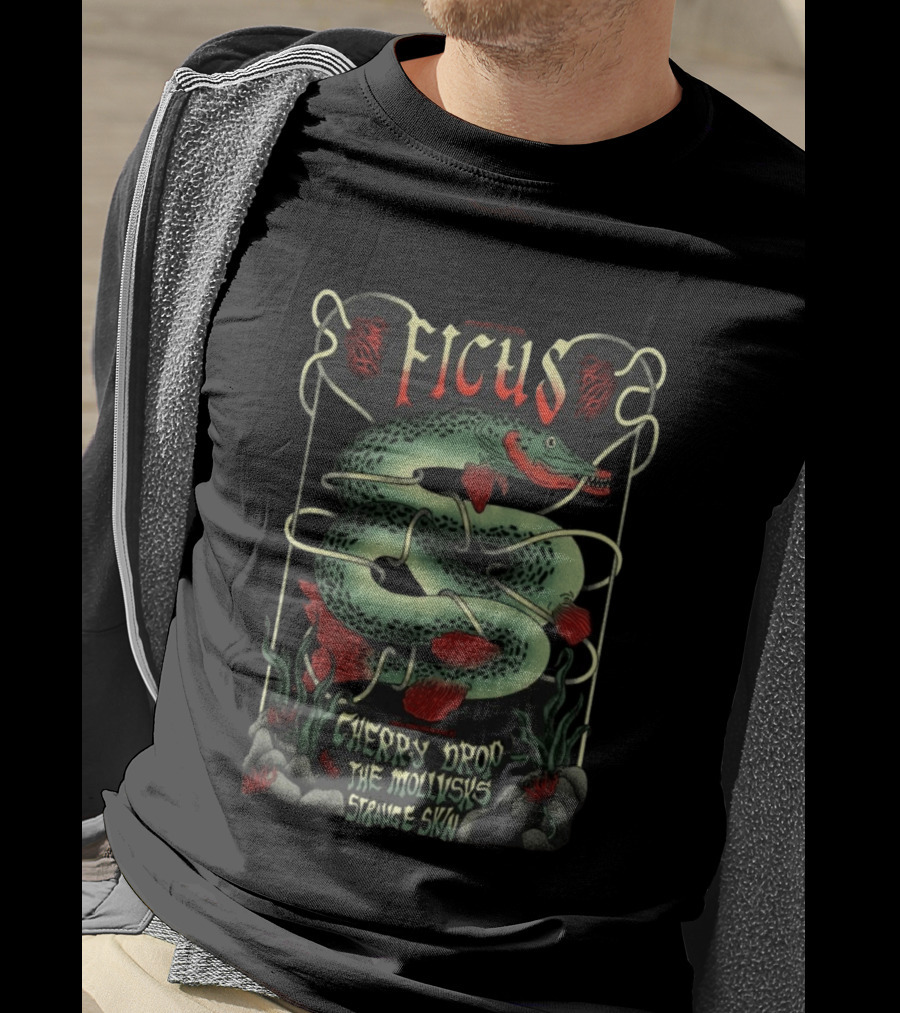 Ficus Cherry Drop The Mollusk's Strange Skin Aug 15 2026 Grand Rapids MI T-Shirt