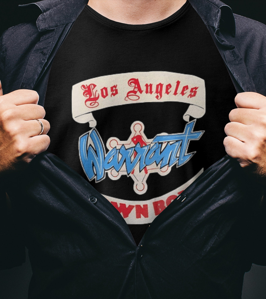 Los Angeles Warrant Down Boys Iconic Music Group T-Shirt