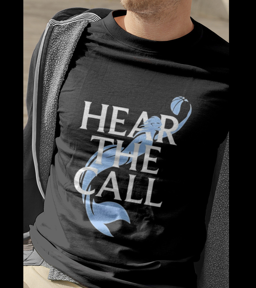 Hear The Call Mermaid Basketball Sports T-Shirt