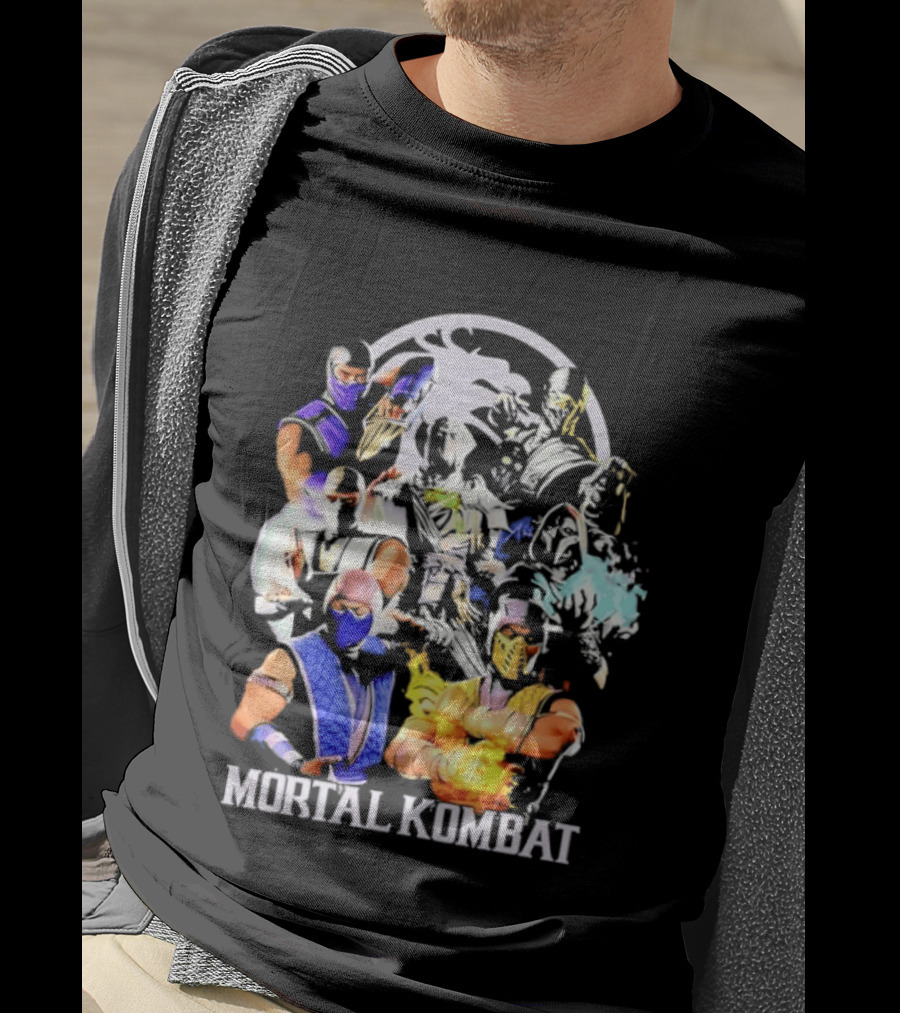 Mortal Kombat Sub Zero Ninja Characters Group T-Shirt