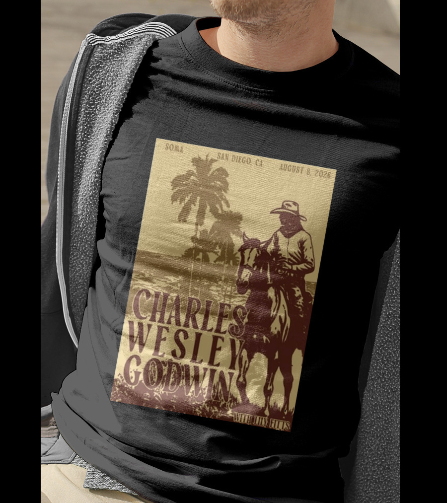 SOMA San Diego CA August 8 2026 Charles Wesley Godwin With Lilly Hiatt T-Shirt