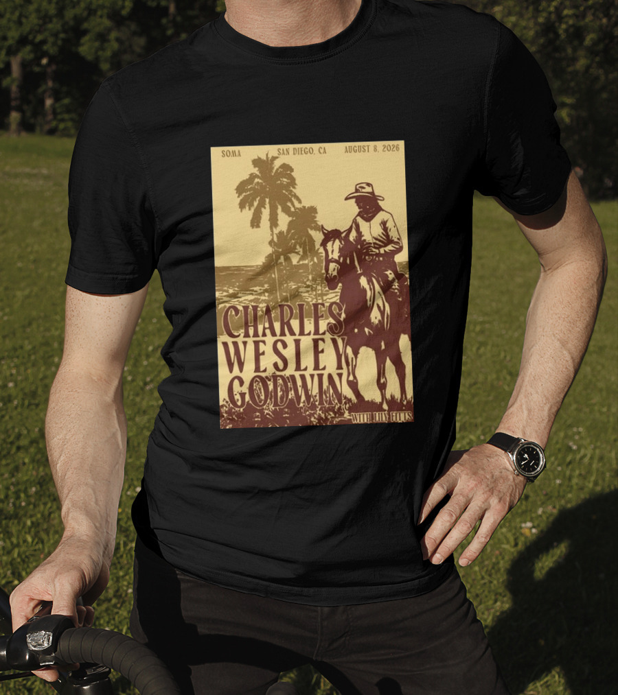 SOMA San Diego CA August 8 2026 Charles Wesley Godwin With Lilly Hiatt T-Shirt
